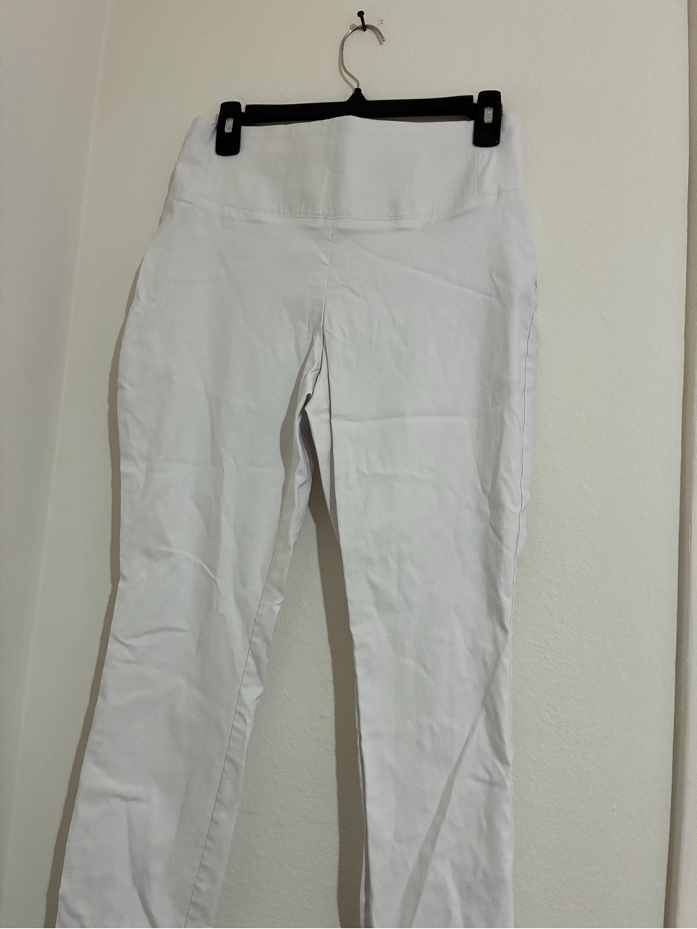 Worthington White Slim Stretch Pull-On Pants